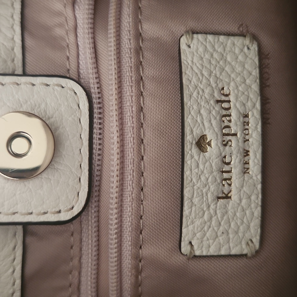 Kate Spade Ivory White Mini Bucket Bag With Coin Purse - Picture 12 of 14